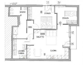 zoom immagine (Appartamento 95 mq, soggiorno, 2 camere, zona Pergine Valsugana)